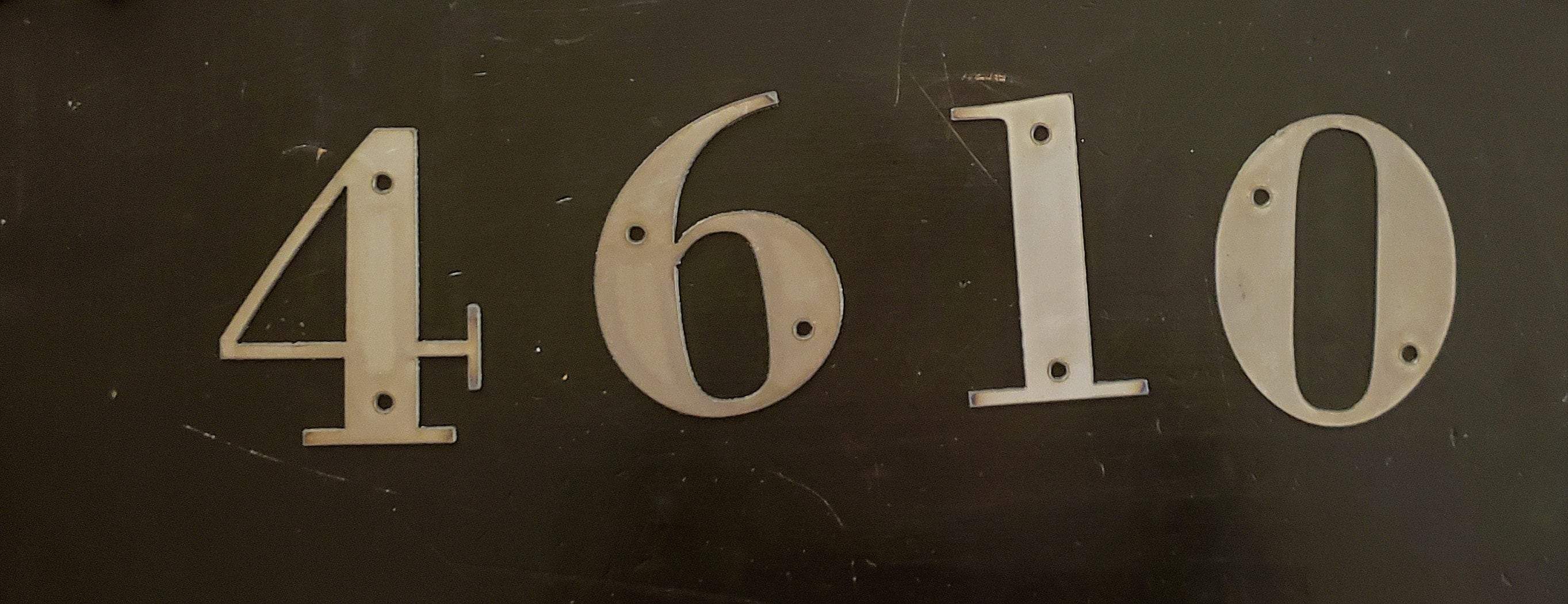 Metal Numbers BUNDLE for DIY Clock (4.5 tall)